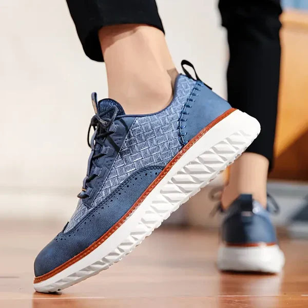 Colby | Leather Comfort Sneakers | Orthopedic Insole | Breathable | Men