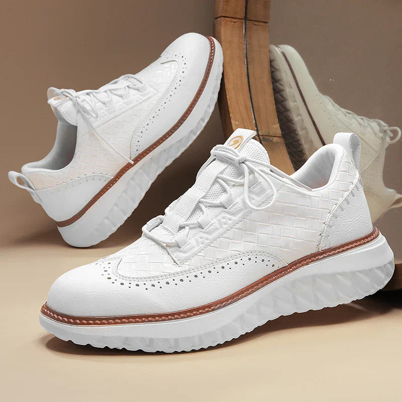 Colby | Leather Comfort Sneakers | Orthopedic Insole | Breathable | Men
