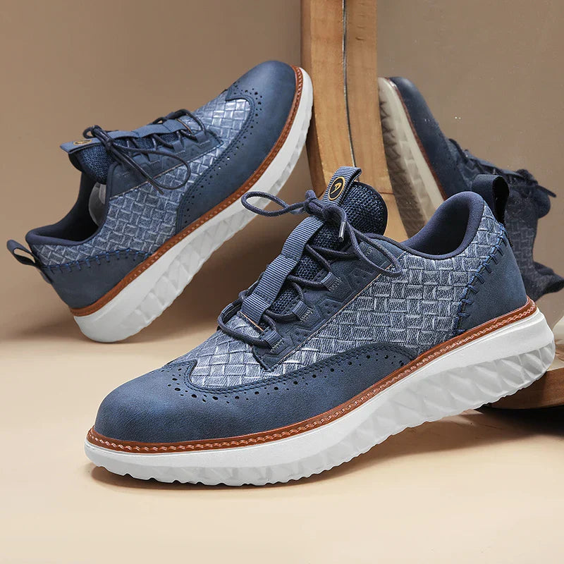 Colby | Leather Comfort Sneakers | Orthopedic Insole | Breathable | Men