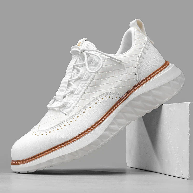 Colby | Leather Comfort Sneakers | Orthopedic Insole | Breathable | Men