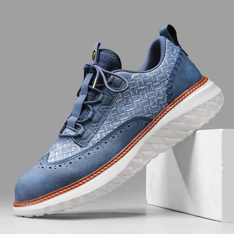Colby | Leather Comfort Sneakers | Orthopedic Insole | Breathable | Men